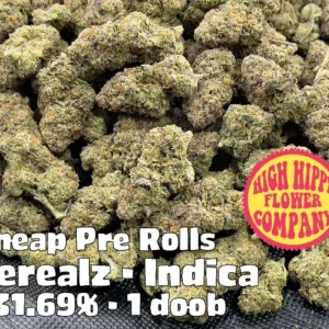 Cheap Prerolls - Zerealz - THCa Indica Strain - 31.69% - 1.5g - Image 6